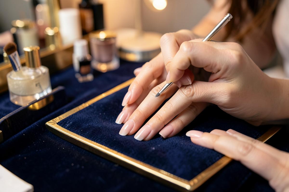 Halal manicure met verzorgde natuurlijke nagels